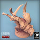Produktfoto Tabletop 28mm Lord of the Print (LotP) 0: Tabletop Miniatur: Werwolf Krieger mit Krummschwert, Wolfsmensch Barbar, Werewolf Warrior (24_02_C1)