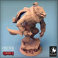 Produktfoto Tabletop 28mm Lord of the Print (LotP) 0: Tabletop Miniatur: Werwolf-Barbar mit Krummsäbel / Werewolf Barbarian, Gnoll-Häuptling, Bestienkrieger (24_02_C9)