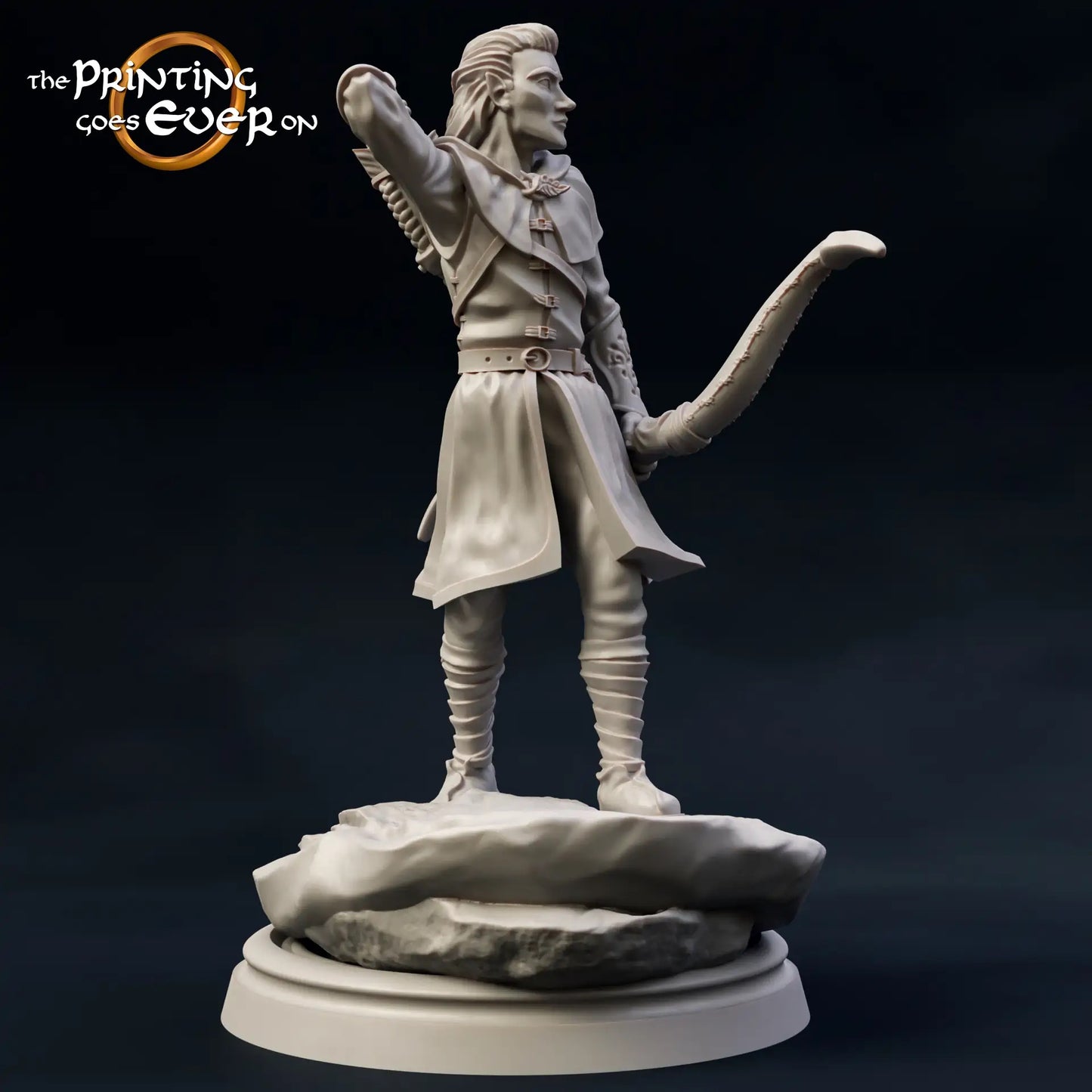 Produktfoto Tabletop 28mm The Printing Goes Ever On (TPGEO)  0: 9 Helden in Wanderpose: Gefährten aus Menschen, Elben, Zwergen und Halblingen - Wanderer