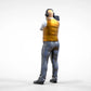 Produktfoto Diorama und Modellbau Miniatur Figur: Reporter Team - Kameramann mit Handkamera