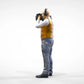Produktfoto Diorama und Modellbau Miniatur Figur: Reporter Team - Kameramann mit Handkamera