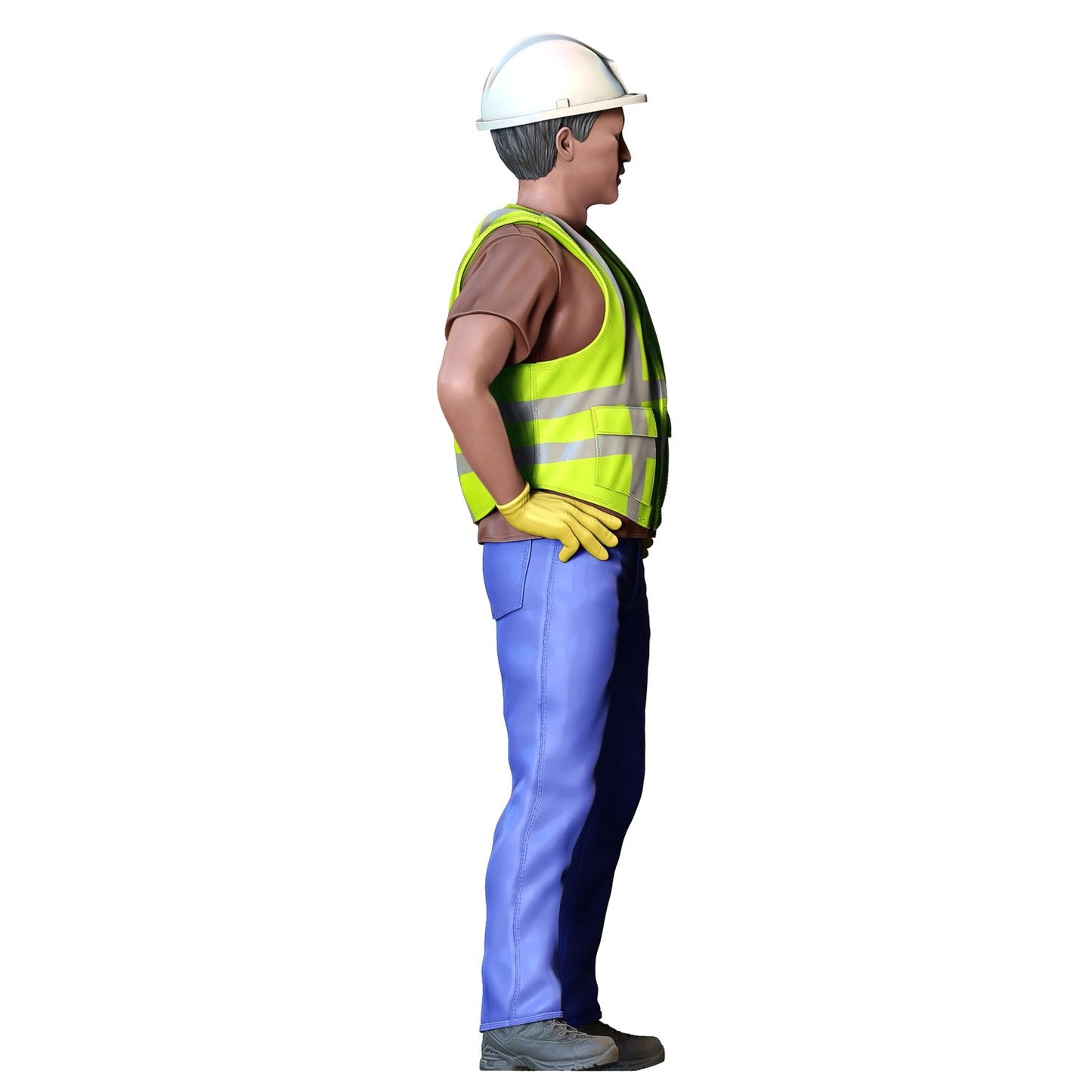 Produktfoto  0: Straßenarbeiter mit Helm