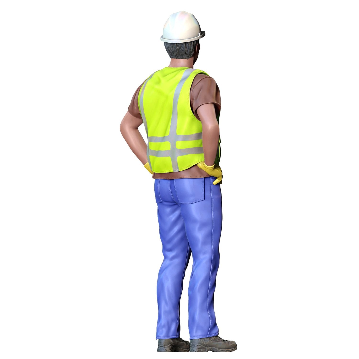 Produktfoto  0: Straßenarbeiter mit Helm