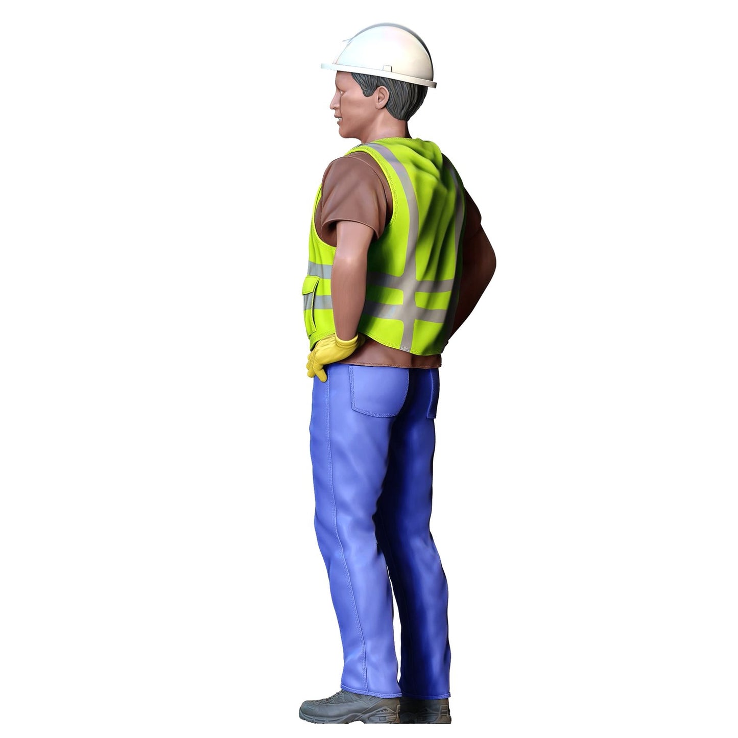 Produktfoto  0: Straßenarbeiter mit Helm