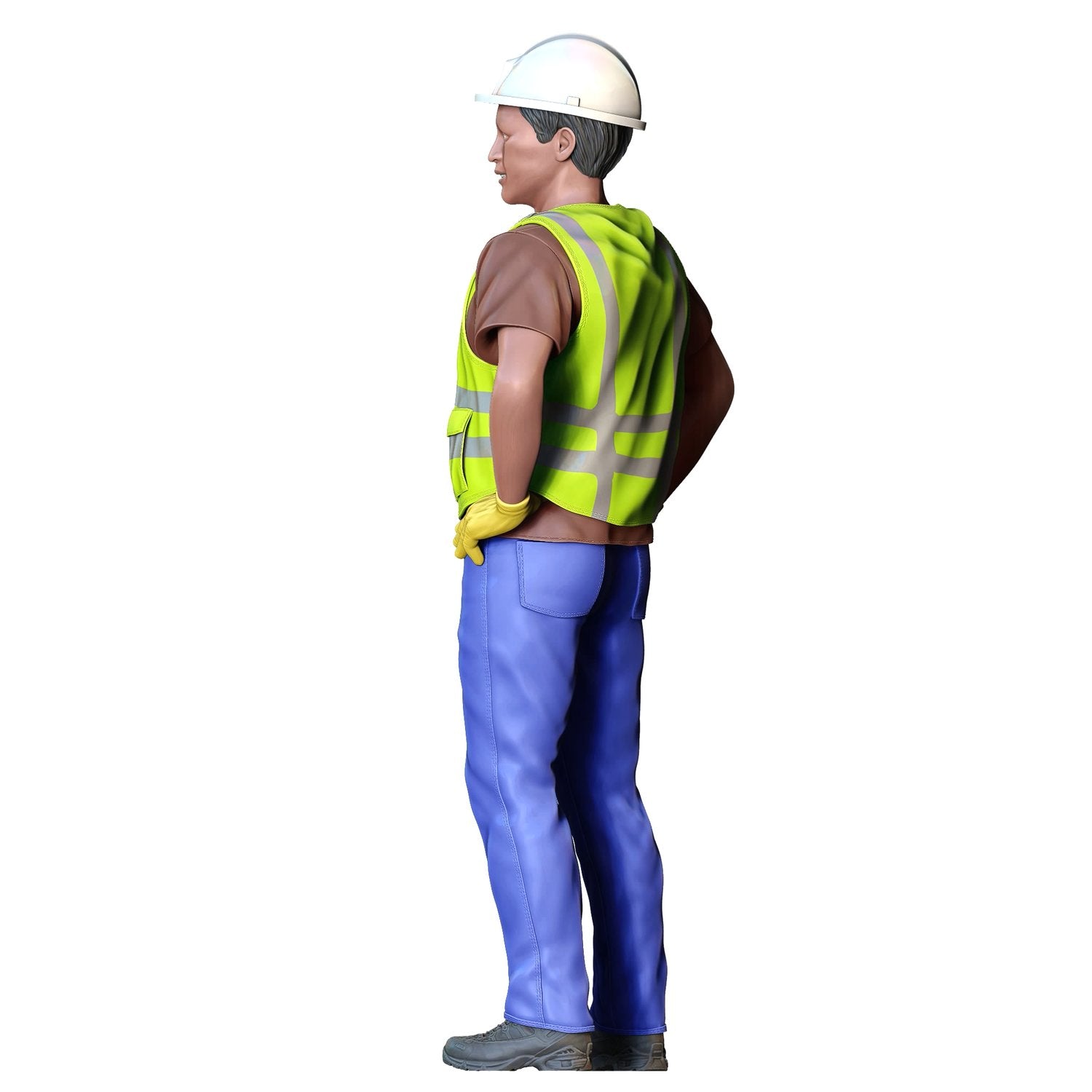 Produktfoto  0: Straßenarbeiter mit Helm