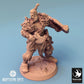 Produktfoto Tabletop 28mm Lord of the Print (LotP) 0: Tabletop Miniatur: Ork Krieger / Orc Warrior mit Axt und Schild - Berserker, Champion, Kriegshäuptling, brüllender Anführer (24_04_H4)