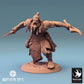 Produktfoto Tabletop 28mm Lord of the Print (LotP) 0: Tabletop Miniatur: Ork Berserker mit Axt und Dolch - Orc Barbarian, Axtkämpfer im Kampfschrei (24_04_H6)