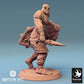 Produktfoto Tabletop 28mm Lord of the Print (LotP) 0: Tabletop Miniatur: Ork Krieger mit Schild - Schildkämpfer, Frontkämpfer - Orc Warrior Shieldbearer (24_04_G2)