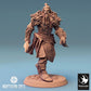 Produktfoto Tabletop 28mm Lord of the Print (LotP) 0: Tabletop Miniatur: Ork/Orc Krieger/Boss, Barbar und Berserker mit Dolch, im Sturmangriff (24_04_G3)