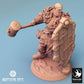 Produktfoto Tabletop 28mm Lord of the Print (LotP) 0: Tabletop Miniatur: Ork Krieger, Schildträger mit Großschild und Keule, Nahkämpfer, Orc Shieldbearer (24_04_I1)