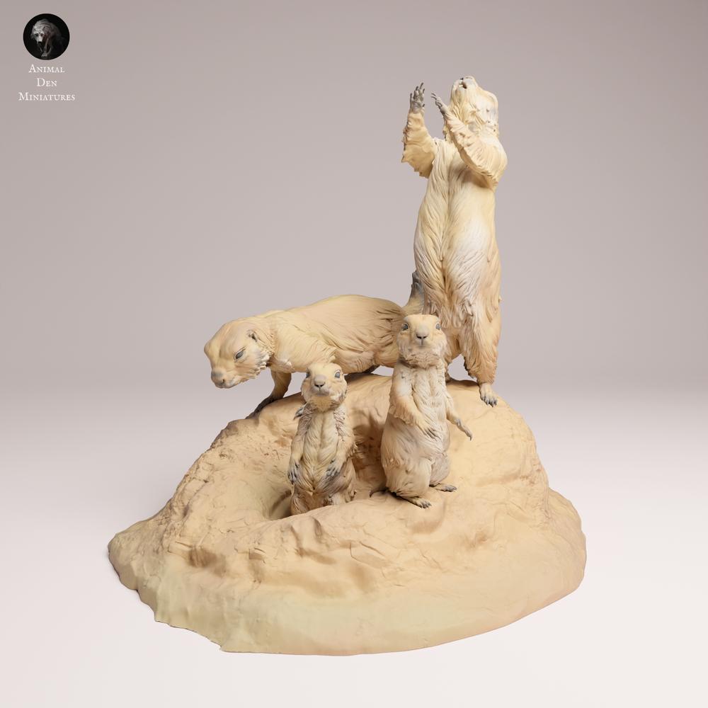 Produktfoto 3: Wildtier Tierfigur: Präriehunde (25_09_02)
