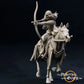Produktfoto mittelalterliche historische Figur 75mm Scale The Printing Goes Ever On (TPGEO)  0: Mittelalterliche Ritter Figuren Reiter mit Bogen - 75mm Modelle - Krieger der Mark