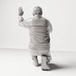Kniende Figur: Autowäscher mit Schwamm (Ref. Nr. 483) - vollständige Studioansicht 3