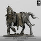 Produktfoto Tabletop 28mm Lord of the Print (LotP) 0: Tabletop Miniatur: Entfesseltes Höllenross - Dämonisches Kriegspferd, gepanzertes Schlachtross, verfluchtes Kavallerie-Reittier (Nightmare Warhorse) (24_05_S)