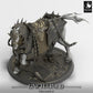 Produktfoto Tabletop 28mm Lord of the Print (LotP) 0: Tabletop Miniatur: Entfesseltes Höllenross - Dämonisches Kriegspferd, gepanzertes Schlachtross, verfluchtes Kavallerie-Reittier (Nightmare Warhorse) (24_05_S)