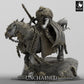 Produktfoto Tabletop 28mm Lord of the Print (LotP) 0: Tabletop Miniatur: Dunkler Ritter / Death Knight auf gepanzertem Streitross - Reiterfigur mit Zweihänder und Kettenwaffe, Anführer der dunklen Kavallerie (24_05_M)
