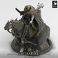 Produktfoto Tabletop 28mm Lord of the Print (LotP) 0: Tabletop Miniatur: Dunkler Ritter / Death Knight auf gepanzertem Streitross - Reiterfigur mit Zweihänder und Kettenwaffe, Anführer der dunklen Kavallerie (24_05_M)
