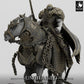 Produktfoto Tabletop 28mm Lord of the Print (LotP) 0: Tabletop Miniatur: Dunkler Ritter / Death Knight auf gepanzertem Streitross - Reiterfigur mit Zweihänder und Kettenwaffe, Anführer der dunklen Kavallerie (24_05_M)