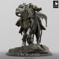 Produktfoto Tabletop 28mm Lord of the Print (LotP) 0: Tabletop Miniatur: Dunkler Paladin zu Pferd, Todesritter, Chaos-Kavallerist, Reiter-Anführer (24_05_O)