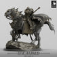 Produktfoto Tabletop 28mm Lord of the Print (LotP) 0: Tabletop Miniatur: Dunkler Paladin zu Pferd, Todesritter, Chaos-Kavallerist, Reiter-Anführer (24_05_O)