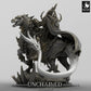 Produktfoto Tabletop 28mm Lord of the Print (LotP) 0: Tabletop Miniatur: Untoter Kriegsherr, Todesritter auf dämonischem Reittier - Dark Rider, Wyrmreiter, Knochenkönig (24_05_V)