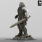 Produktfoto Tabletop 28mm Lord of the Print (LotP) 0: Tabletop Miniatur: Entfesselter Kommandant, Kriegsherr mit Gladius, schwer gerüsteter Elitekrieger (24_05_F5)