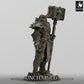 Produktfoto Tabletop 28mm Lord of the Print (LotP) 0: Tabletop Miniatur: Dämonenritter Kommandant mit Zweihand-Kriegshammer, Dunkler Paladin, Warlord (24_05_F4)