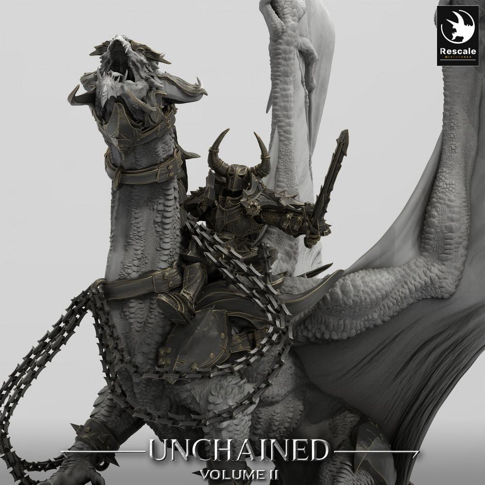 Produktfoto Tabletop 28mm Lord of the Print (LotP) 0: Tabletop Miniatur: Kriegdrache mit Drachenreiter, Wyrm Großmonster, War Dragon (24_05_J1)