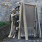 Produktfoto mittelalterliche historische Figur 75mm Scale The Printing Goes Ever On (TPGEO)  0: Mittelalterliche Ritter Figuren Dorfbewohner Weberin- 75mm Modelle - Mittelalterliche Stadt