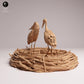 Produktfoto Tabletop 28mm Lord of the Print (LotP) 0: Vogel Tierfigur: Weissstorch - balzend (26_07_09)