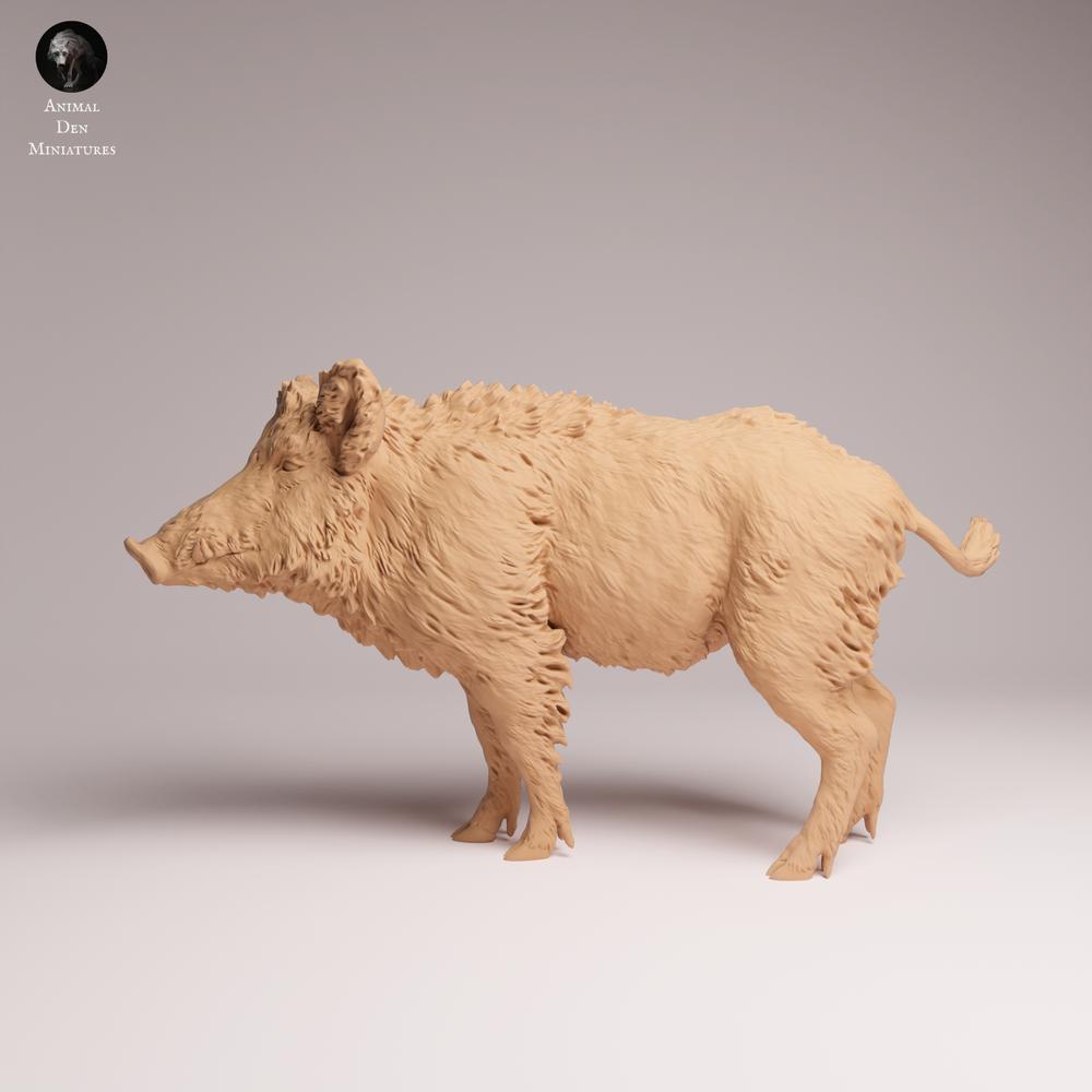 Produktfoto Tabletop 28mm Lord of the Print (LotP) 0: Wildtier Tierfigur: Wildschwein (26_07_08)