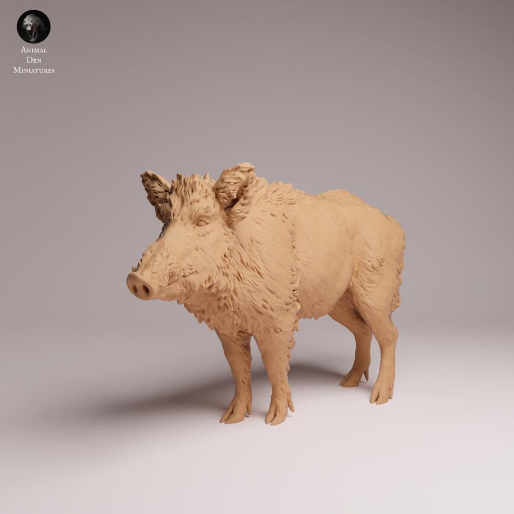 Produktfoto Tabletop 28mm Lord of the Print (LotP) 2: Wildtier Tierfigur: Wildschwein (26_07_08)