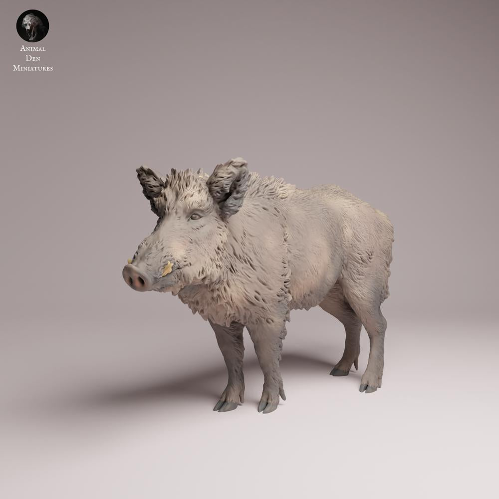 Produktfoto Tabletop 28mm Lord of the Print (LotP) 3: Wildtier Tierfigur: Wildschwein (26_07_08)