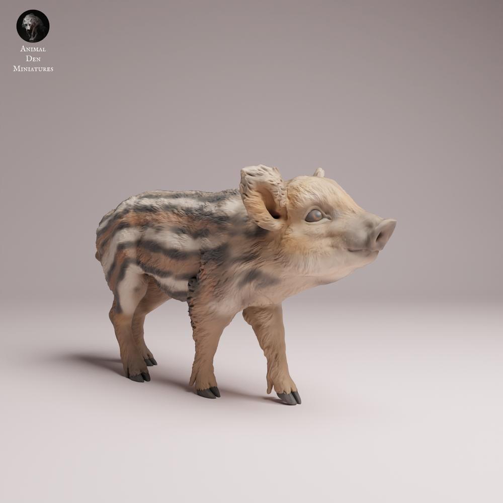 Produktfoto Tabletop 28mm Lord of the Print (LotP) 3: Wildtier Tierfigur: Wildschwein-Frischling (26_07_01)