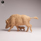 Produktfoto Tabletop 28mm Lord of the Print (LotP) 0: Wildtier Tierfigur: Wildschwein-Bache mit Frischling (26_07_07)