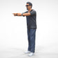 Produktfoto Diorama und Modellbau Miniatur Figur: Mann mit Sonnenbrille