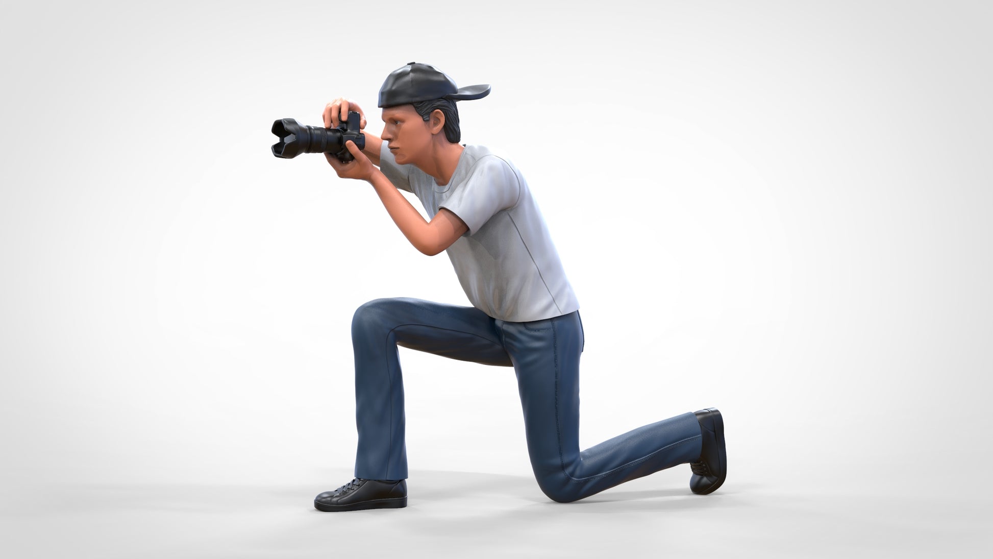 Produktfoto Diorama und Modellbau Miniatur Figur: Reporter Set, 6 Figuren