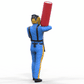 Produktfoto Diorama und Modellbau Miniatur Figur: Pit Crew Benzinkanister