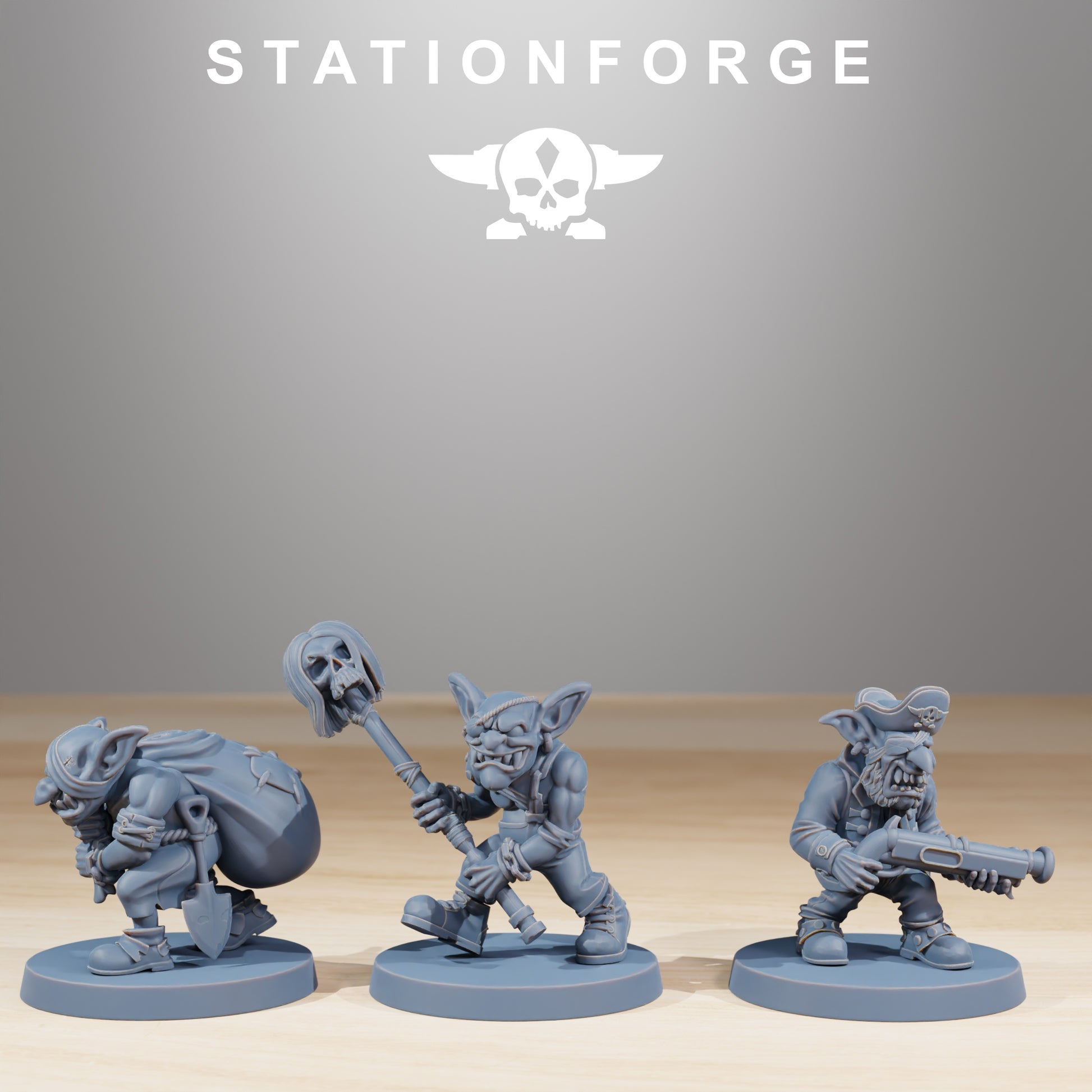Produktfoto 28mm Tabletop Minis Stationforge: Gobs Pirates