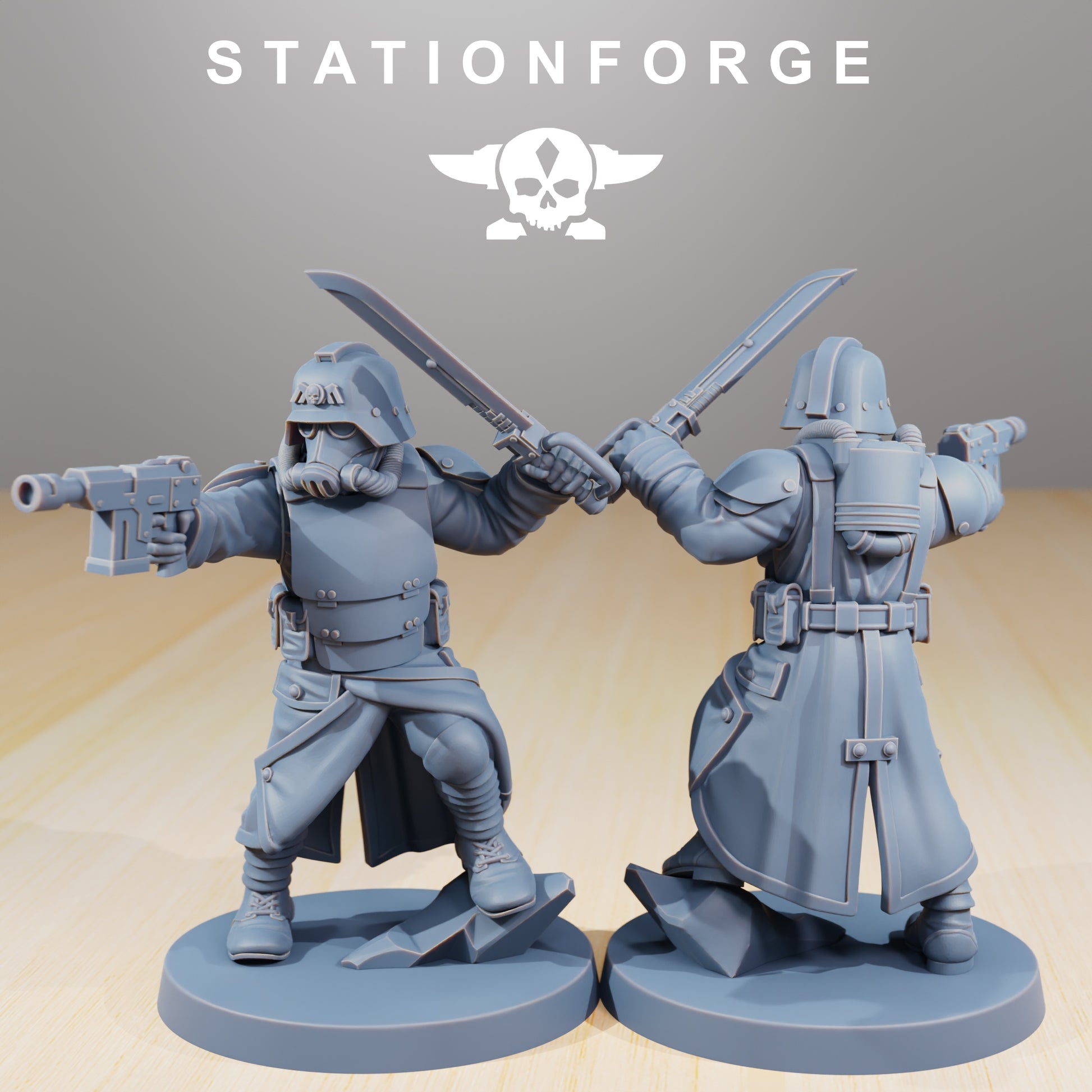 Produktfoto 28mm Tabletop Minis Stationforge: Command Force