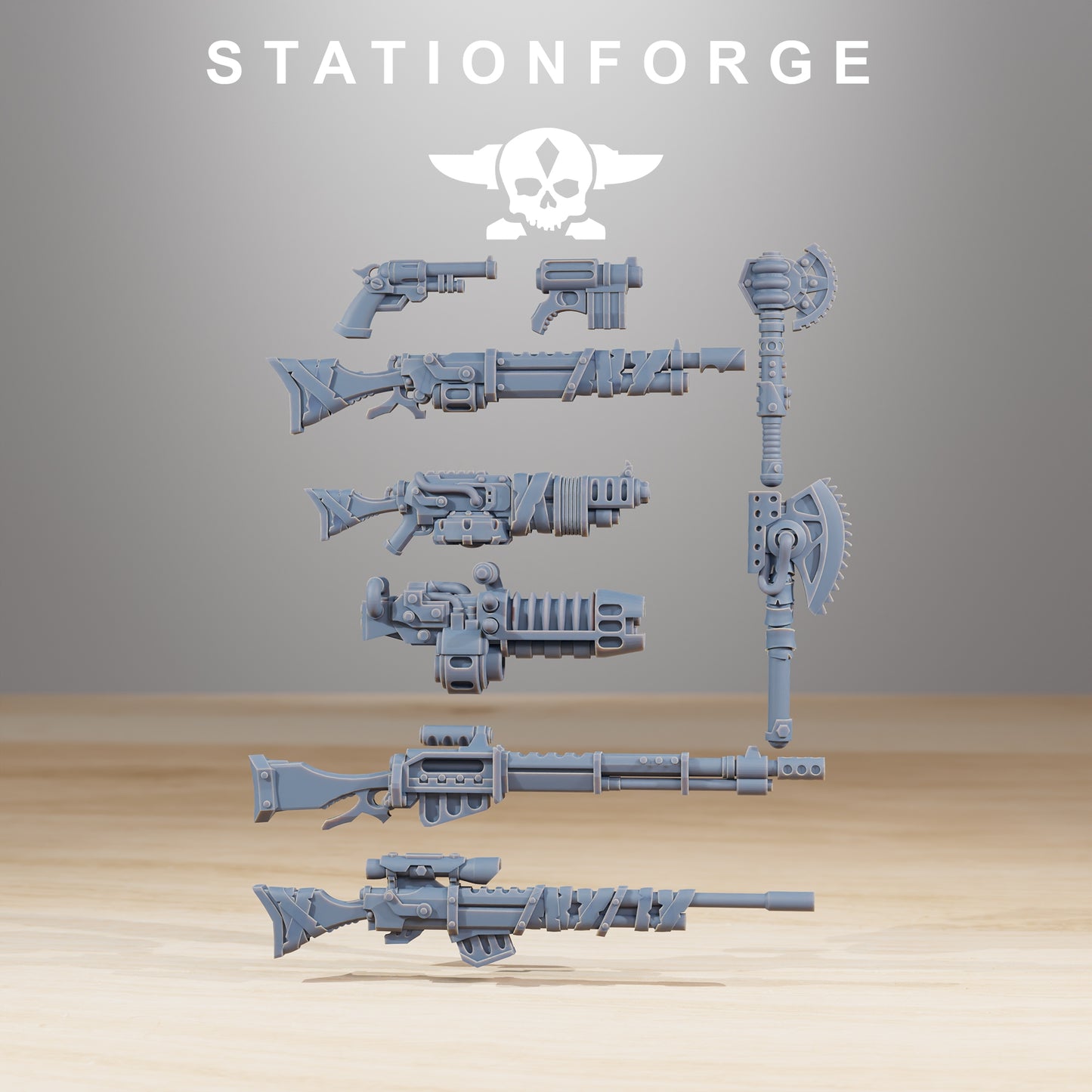 Produktfoto 28mm Tabletop Minis Stationforge: Rangers Builder Kit