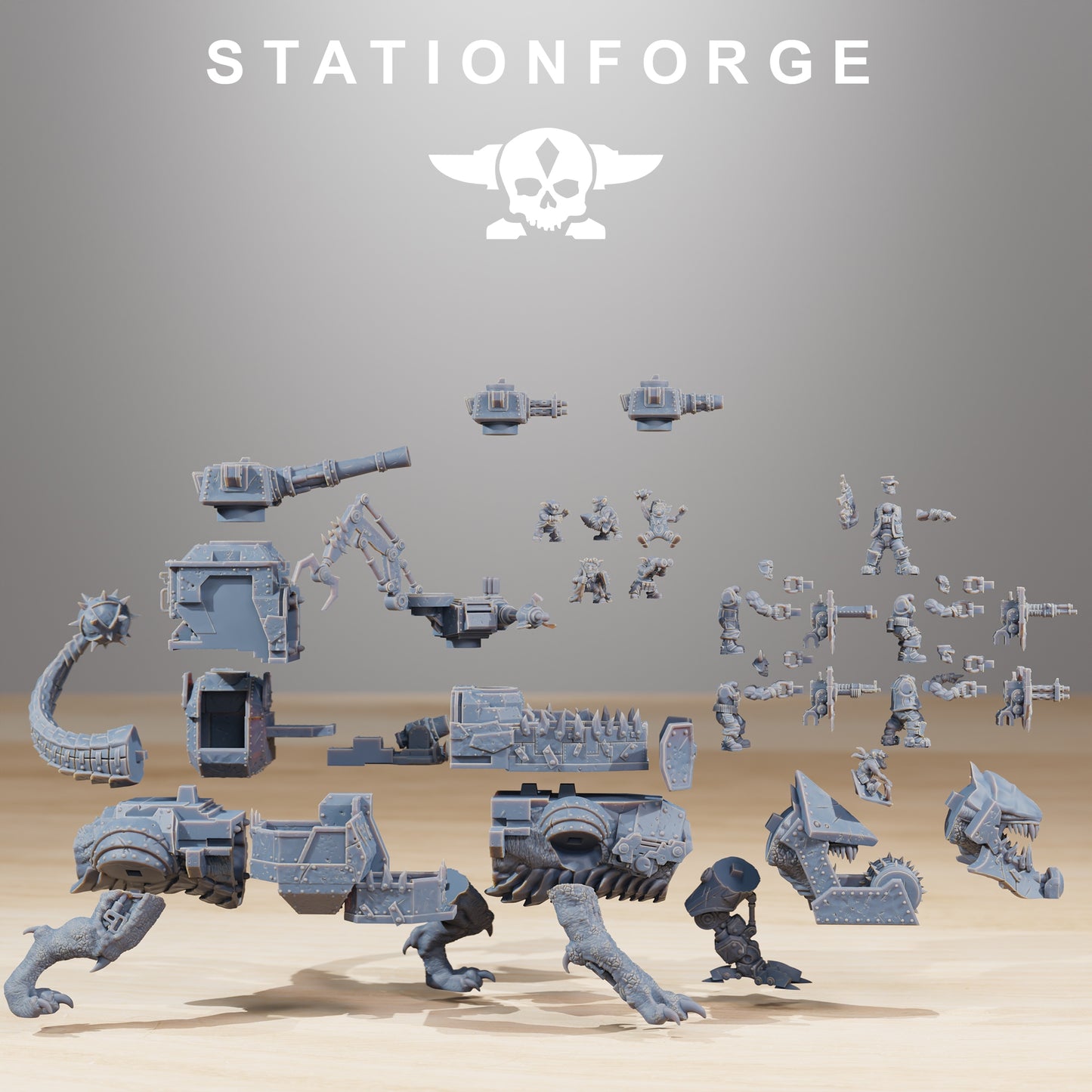 Produktfoto 28mm Tabletop Minis Stationforge: Run Rolla