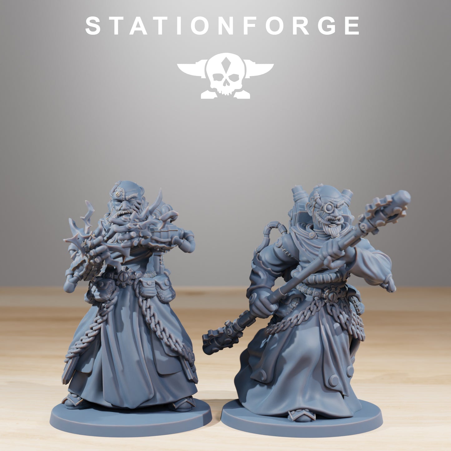 Produktfoto 28mm Tabletop Minis Stationforge: Forager Preachers