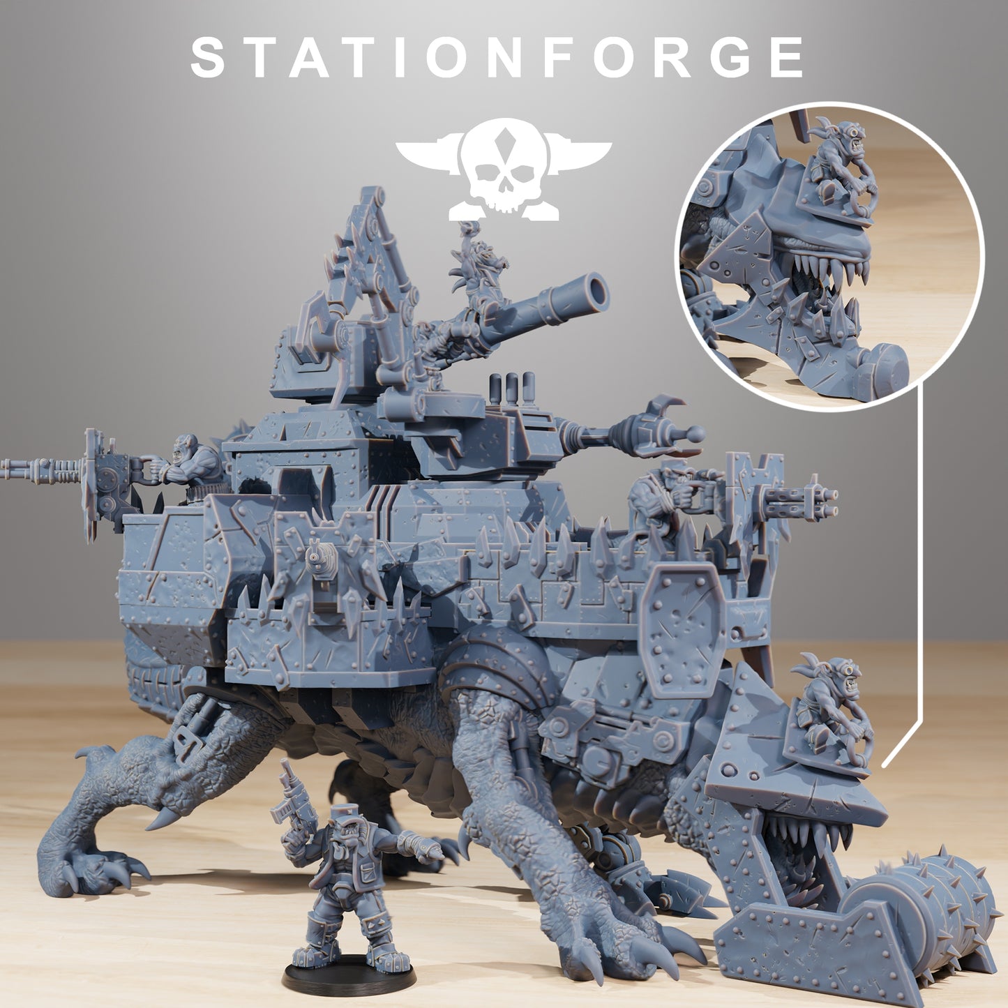 Produktfoto 28mm Tabletop Minis Stationforge: Run Rolla