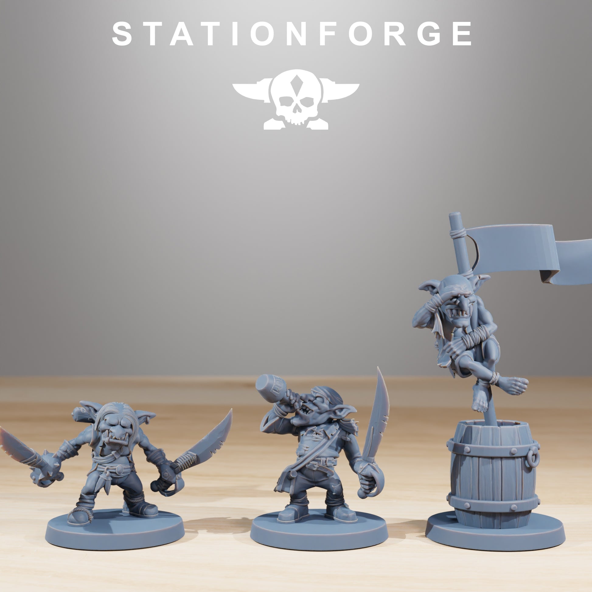 Produktfoto 28mm Tabletop Minis Stationforge: Gobs Pirates