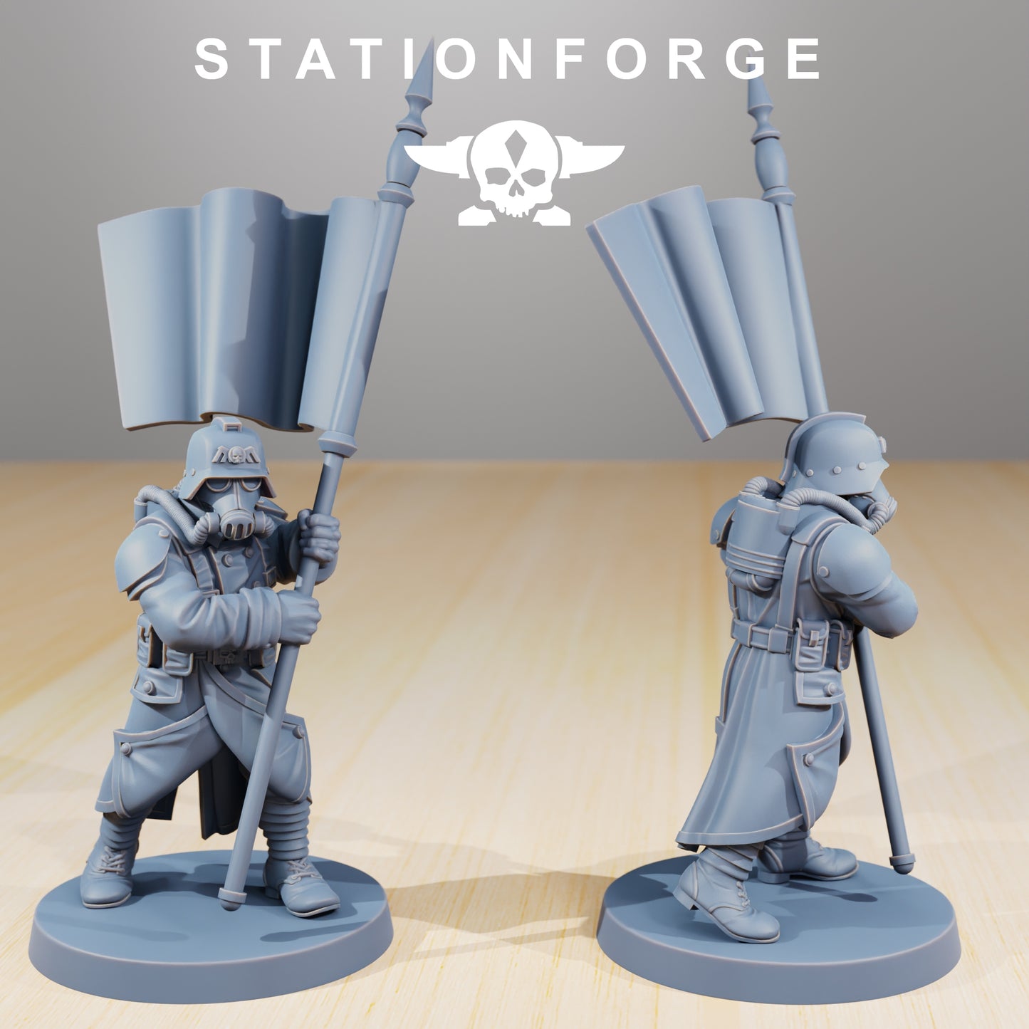 Produktfoto 28mm Tabletop Minis Stationforge: Command Force