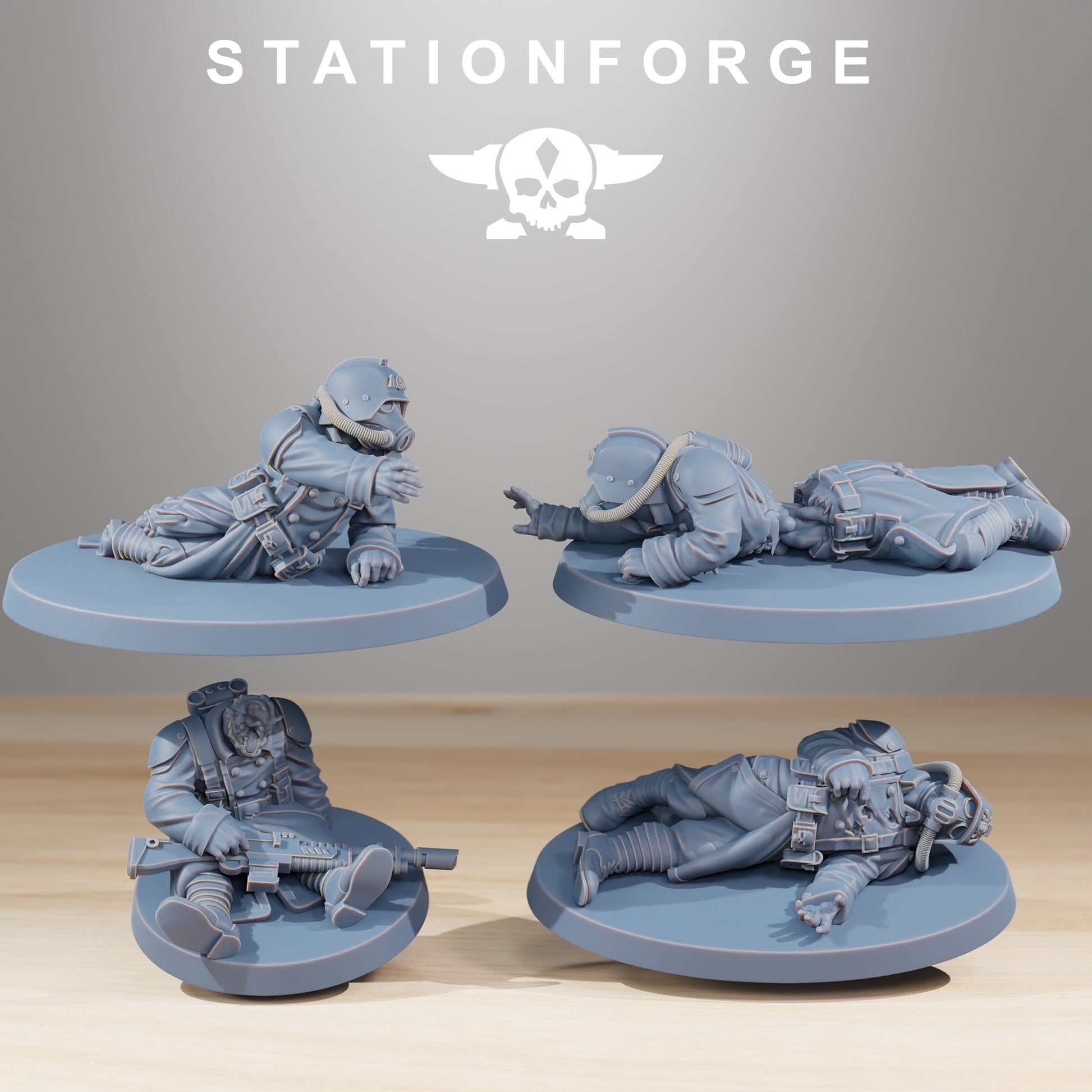Produktfoto 28mm Tabletop Minis Stationforge: The Fallen