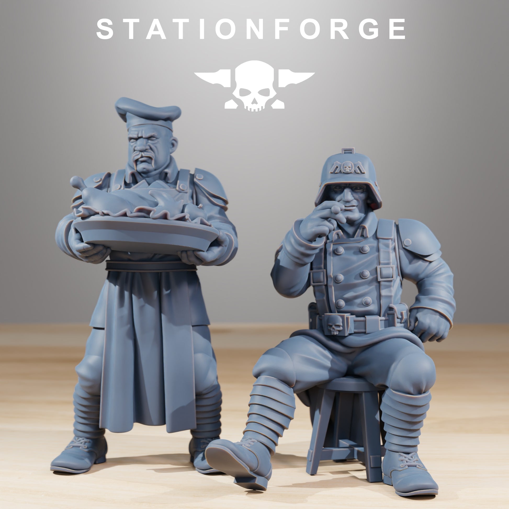 Produktfoto 28mm Tabletop Minis Stationforge: Holiday Feast
