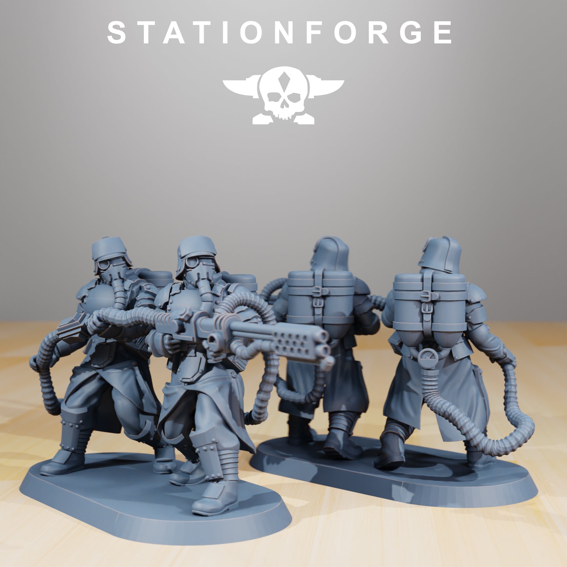 Produktfoto 28mm Tabletop Minis Stationforge: Armored Squad