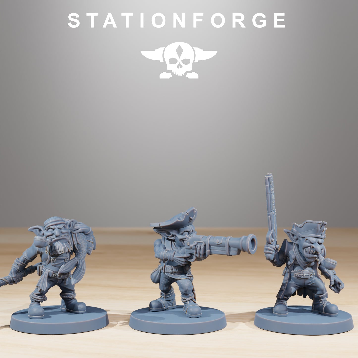 Produktfoto 28mm Tabletop Minis Stationforge: Gobs Pirates
